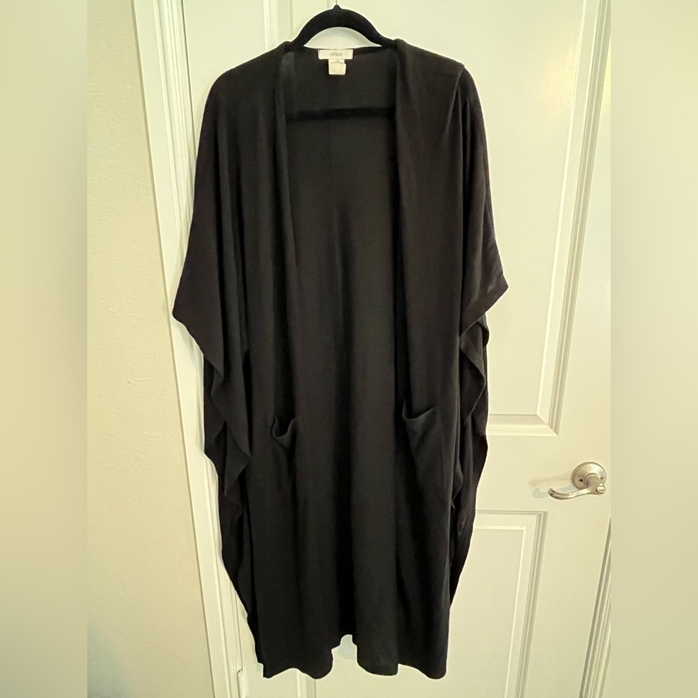 Black long jacket - Picture 4 of 4